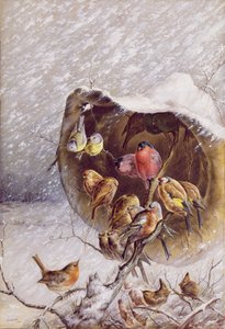 Schutz vor dem Schneesturm, 1896