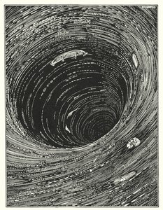 Edgar Allan Poe: Abstieg in den Mahlstrom von Harry Clarke