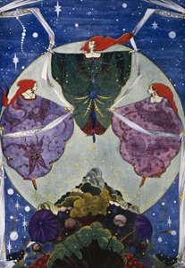 Elfenhügel, Märchen von Hans Christian Andersen (1805-1875), Illustration von Harry Clarke (1890-1931)