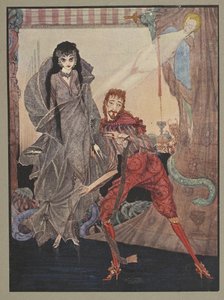 Lady Ligeia. "Ligeia" ist eine Kurzgeschichte von Edgar Allan Poe. Die Geschichte folgt einem namenlosen Erzähler und seiner Frau Ligeia, einer schönen und intelligenten schwarzhaarigen Frau. Sie wird krank, komponiert "Der Eroberer Wurm" und zitiert Zeile von Harry Clarke
