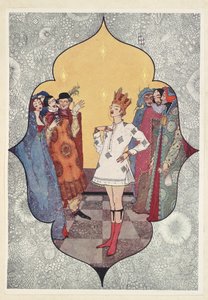 Des Kaisers neue Kleider. Oh, wie gut sie aussehen! Wie hervorragend sie passen! von Harry Clarke