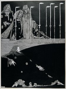 Die Grube und das Pendel, ca. 1923 von Harry Clarke