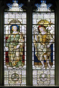 Oxford, Oriel College Chapel, St. Peter & Johannes der Täufer, 1885