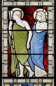 Die Kreuzigung Seitenpanel, Ostfenster, 1872 von Harry Ellis Wooldridge