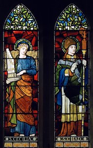 St. Cecilia und St. Chad, 1873 von Harry Ellis Wooldridge