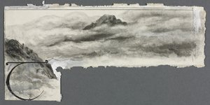 Landschaft mit Nebel