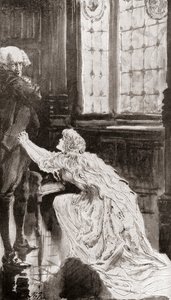 Illustration von Harry Furniss für die Kurzgeschichte Die faule Tour von zwei faulen Lehrlingen aus Die Weihnachtsbücher von Charles Dickens