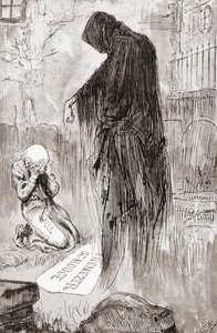 Illustration für Eine Weihnachtsgeschichte aus Die Weihnachtsbücher von Charles Dickens von Harry Furniss