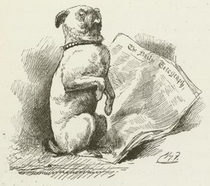 Illustration für Sylvie und Bruno von Lewis Carroll