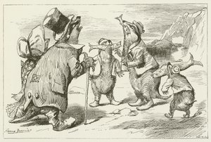 Illustration für Sylvie und Bruno von Lewis Carroll