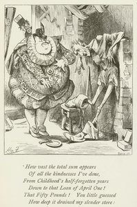 Illustration für Sylvie und Bruno von Lewis Carroll von Harry Furniss