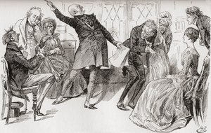 Mr. Micawber erreicht den Sturz von Heep von Harry Furniss