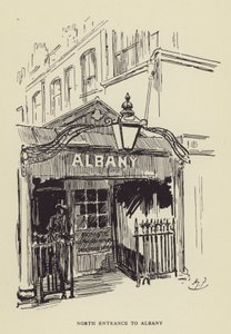 Nordeingang zu Albany von Harry Furniss