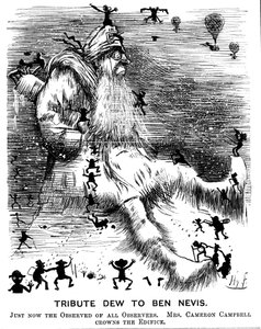 Tribut an Ben Nevis, 1883