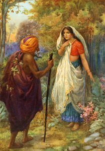 "Darf ich eine Weile an diesem angenehmen Ort ruhen?" von Harry George Theaker