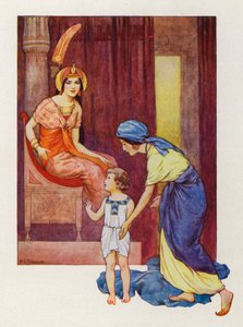 Die Mutter von Moses brachte ihn zur Prinzessin