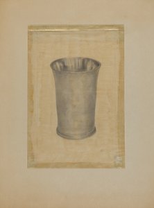 Zinnbecher