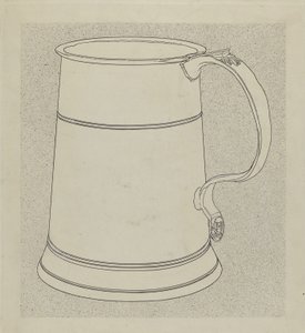 Zinnbecher