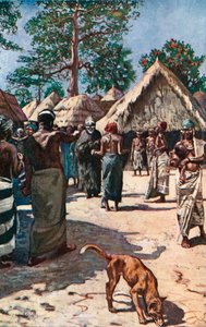 Der Teufel besucht eine Mandingo-Stadt