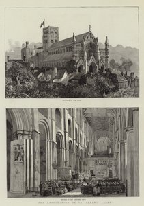 Die Restaurierung der St Albans Abbey von Harry Hine