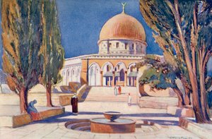 Der Felsendom auf dem Tempelberg, Jerusalem, Palästina, um 1910, aus Ein Buch des modernen Palästina von Richard Penlake, veröffentlicht um 1910 von Harry Morley