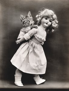 Kitties Serie: Fahrt mit einer Puppe, ca. 1914