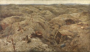 Verwüstung - Gräben nördlich von Lens von Harry van der Weyden
