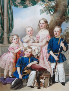 Kinder von Herzog Peter von Oldenburg 1812-1881: Alexandra, Katharine, Nikolaus, Alexander und Georg