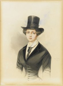 Porträt der Großherzogin Katharina Michailowna von Russland 1827-1894, 1847 von Hau