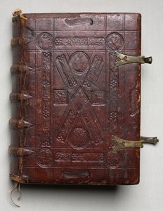 Evangelienbuch mit Evangelistenporträts, ca. 1480 von Hausbuch Master