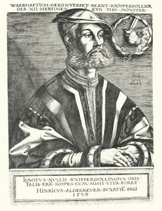 Bernhard Knipperdolling, deutscher Täuferführer und einer der Anführer des Münsteraner Aufstands von 1534-1535 von Heinrich (after) Aldegrever