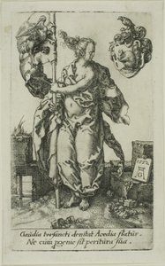 Fleiß, aus den Tugenden von Heinrich Aldegrever