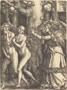 Vertreibung aus dem Paradies von Heinrich Aldegrever
