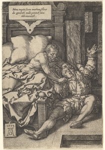 Richter Herkinbald schneidet seinem Neffen die Kehle durch, 1553