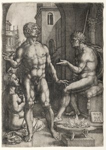 Mucius Saevola, 1530 von Heinrich Aldegrever