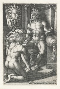 Sol (Apollo) (Die sieben Planeten) von Heinrich Aldegrever