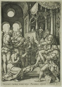 Das Urteil Salomos von Heinrich Aldegrever