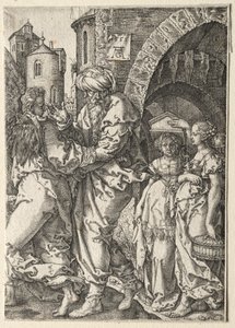 Die Geschichte von Lot: Lot und seine Familie fliehen aus Sodom
