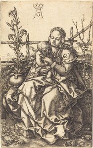 Die sitzende Jungfrau von Heinrich Aldegrever