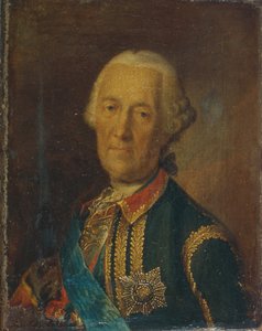 Porträt des Feldmarschalls und Politikers Graf Burkhard Christoph von Münnich von Heinrich Buchholz