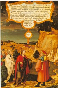 Württemberg und Mömpelgard Mömpelgarder Altar Christus und Nikodemus von Heinrich Füllmaurer