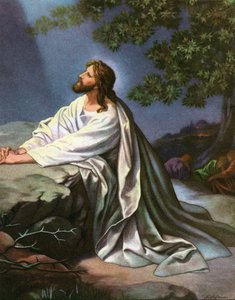 Christus im Garten Gethsemane von Heinrich Hofmann