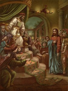 Christus verurteilt durch falsches Zeugnis