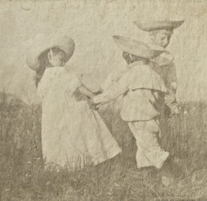 Walther, Edeltrude und Hans Kühn, ca. 1905