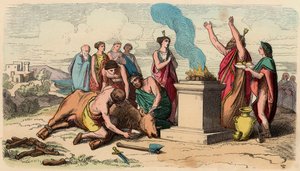 Antikes Griechenland: Ritual der Stieropferung - Griechenland zur Zeit der Könige