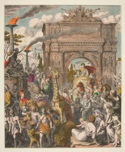Bilder der Antike - XV. Die Römer - Triumphaler Einzug von Heinrich Leutemann