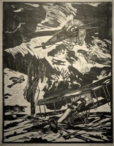Luftschlacht von Heinrich Steinhagen