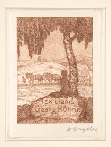 Exlibris von Heinrich Vogeler