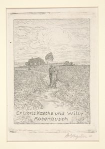 Exlibris von Heinrich Vogeler