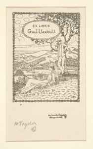 Exlibris von Heinrich Vogeler